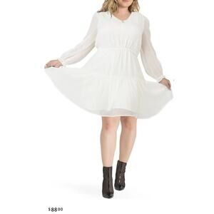 New ~ STANDARDS AND PRACTICES ~ Prairie Chiffon Dress- Gorg - SZ 1X -